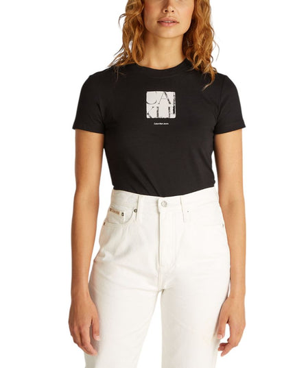 Calvin Klein Jeans Black Recycled Cotton T-Shirt