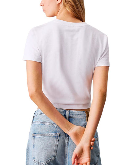 Calvin Klein Jeans White Recycled Cotton T-Shirt