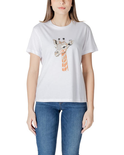 Liu Jo White Cotton T-Shirt