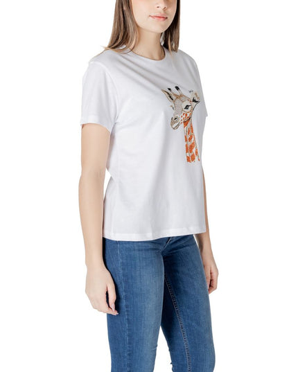 Liu Jo White Cotton T-Shirt