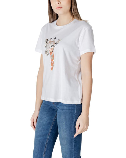 Liu Jo White Cotton T-Shirt