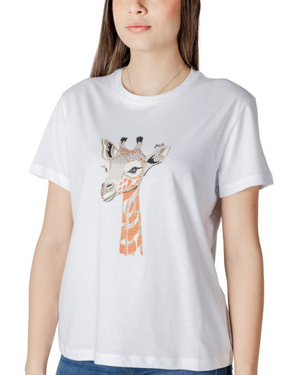 Liu Jo White Cotton T-Shirt