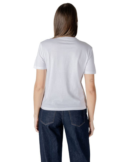 Calvin Klein Jeans White Cotton T-Shirt