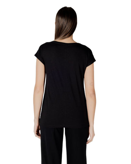 Street One Black Cotton T-Shirt