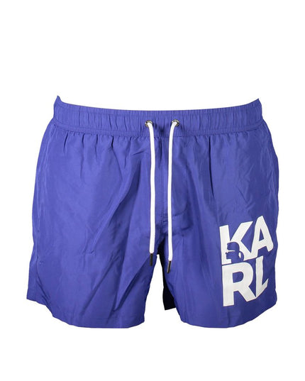 Karl Lagerfeld Blue Polyester Swimwear