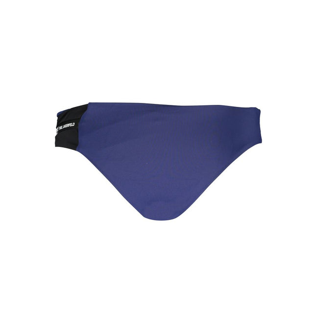 Karl Lagerfeld Blue Elastane Swimwear