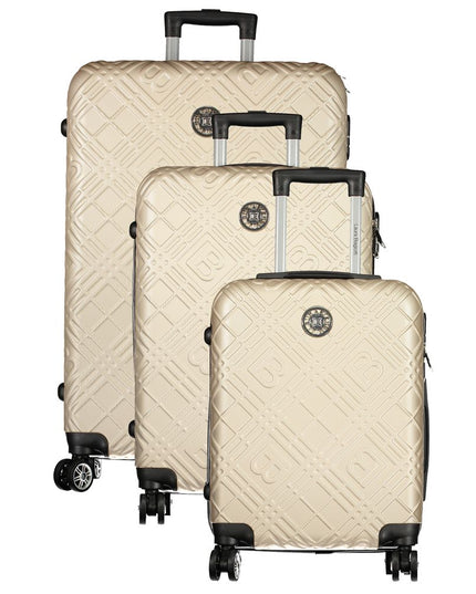 Laura Biagiotti Gold Polyethylene Luggage And Travel