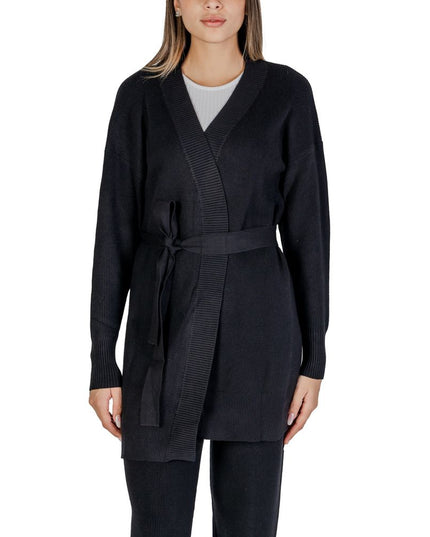 Cleré Black Viscose Cardigan