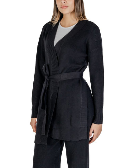 Cleré Black Viscose Cardigan