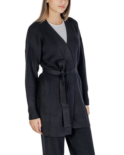 Cleré Black Viscose Cardigan