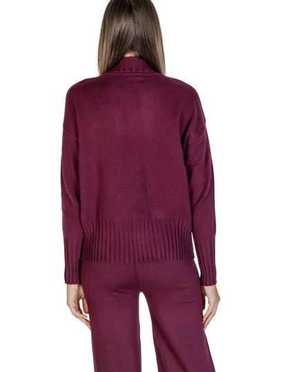 Cleré Purple Viscose Cardigan