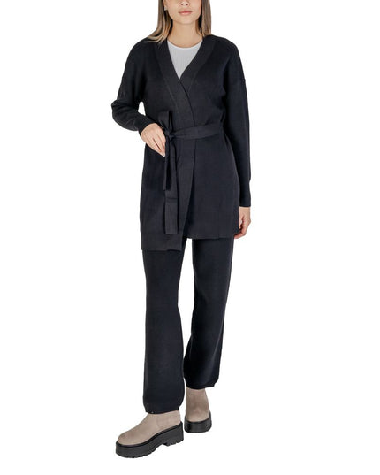Cleré Black Viscose Cardigan