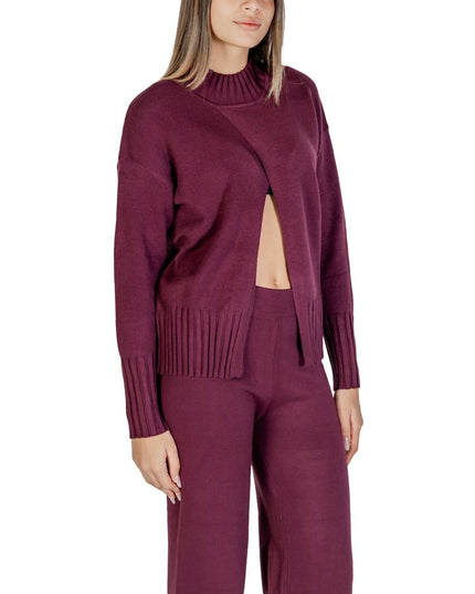 Cleré Purple Viscose Cardigan