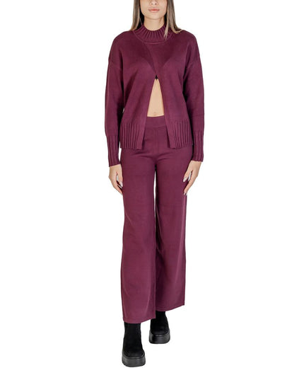 Cleré Purple Viscose Cardigan