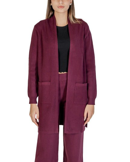 Cleré Purple Viscose Cardigan