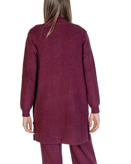 Cleré Purple Viscose Cardigan