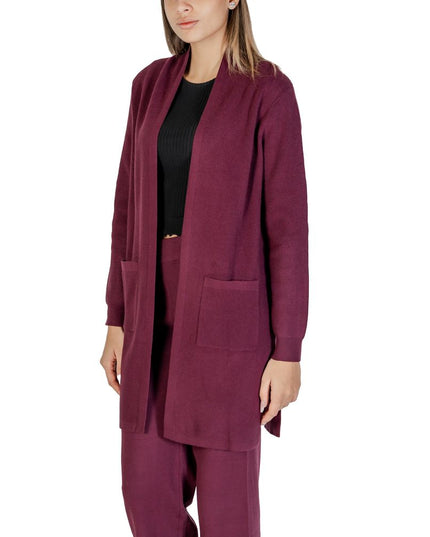 Cleré Purple Viscose Cardigan