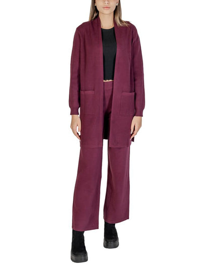 Cleré Purple Viscose Cardigan