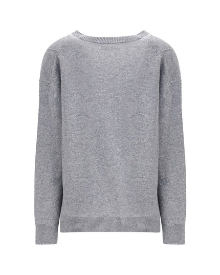 Jil Sander Gray Wool Sweatshirt