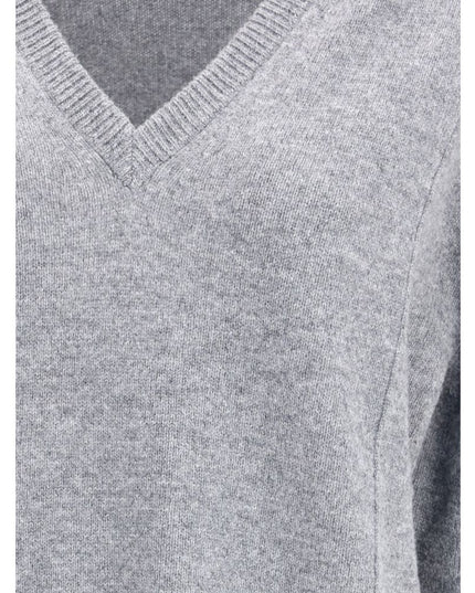 Jil Sander Gray Wool Sweatshirt