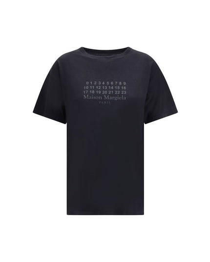 Margiela Black Cotton T-Shirt