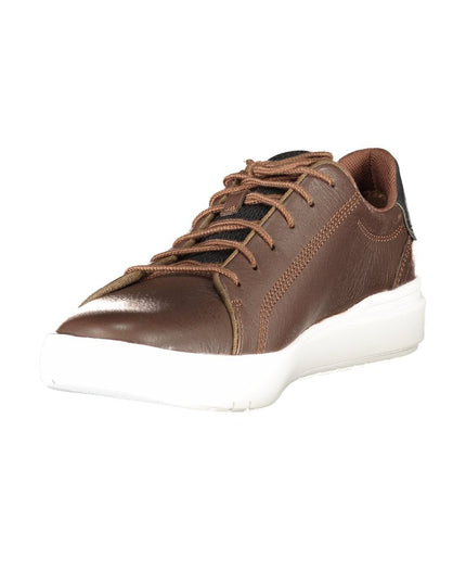 Timberland Brown Leather Men Sneaker