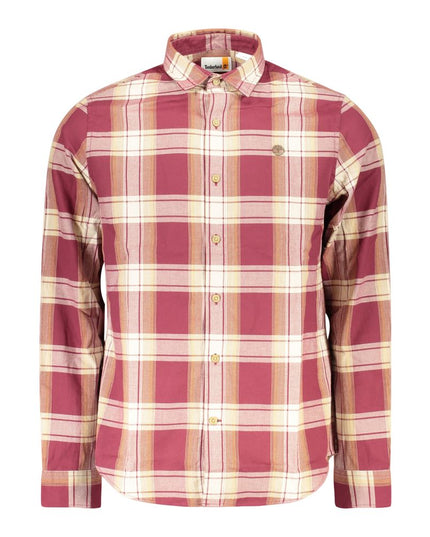 Timberland Red Cotton Men Shirt
