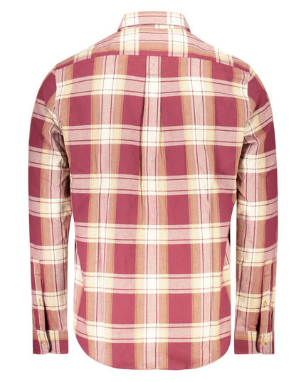 Timberland Red Cotton Men Shirt