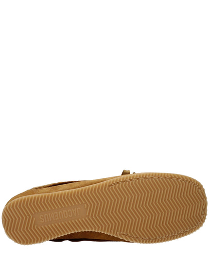 Jacquemus Brown Leather Slip-On Loafers