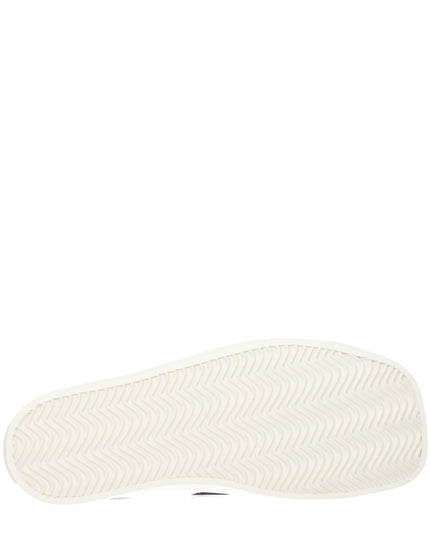 Moschino White Fabric Low Top Sneakers