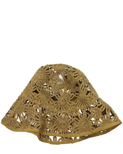 Max Mara Green Polyester Bucket Hat
