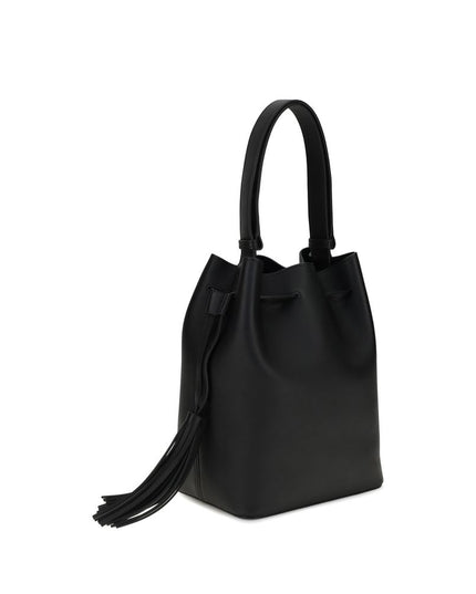 Valentino Garavani Black Leather Shoulder Bag