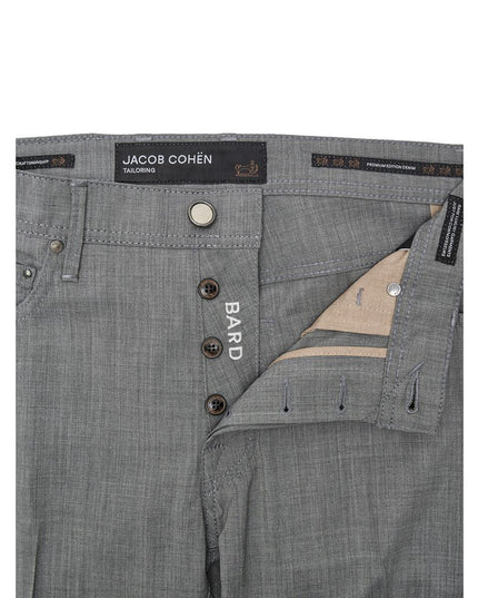 Jacob Cohen Gray Wool Casual Pants