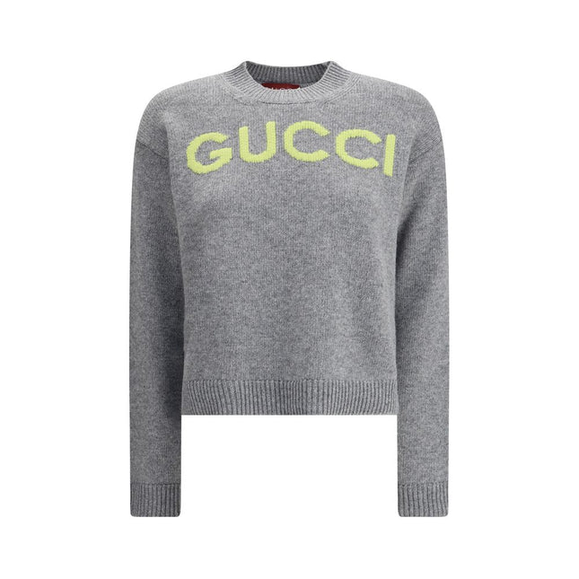 Gucci Gray Wool Sweatshirt