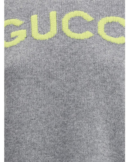 Gucci Gray Wool Sweatshirt