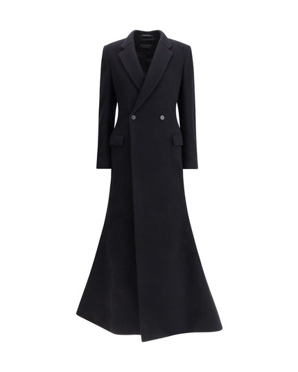 Balenciaga Black Wool Coat