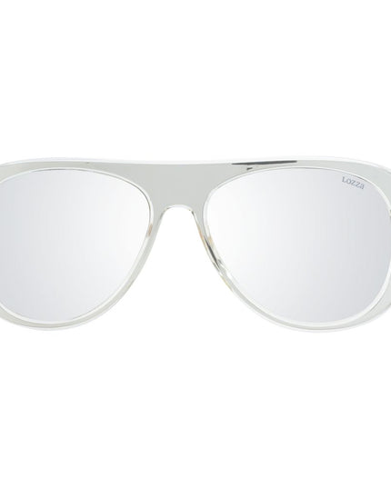 Lozza Silver Acetate & Plastic Sunglasses