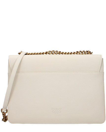 PINKO Beige Leather Crossbody Bag
