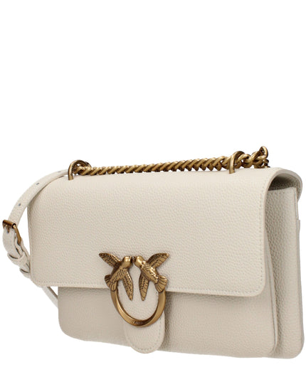 PINKO Beige Leather Crossbody Bag