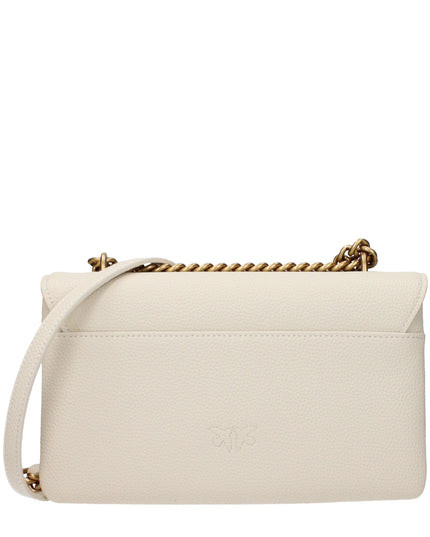 PINKO Beige Leather Crossbody Bag