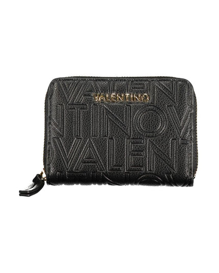 Mario Valentino Black Polyurethane Women Wallet