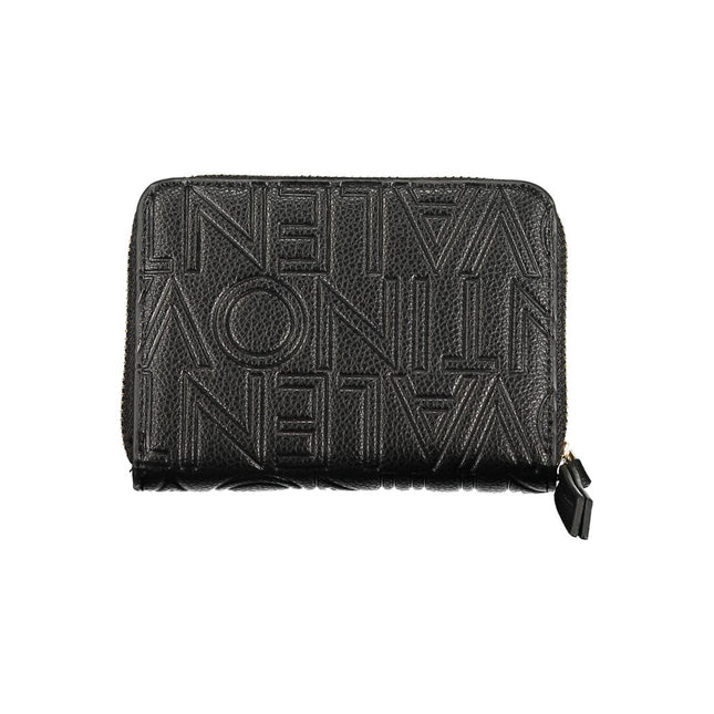 Mario Valentino Black Polyurethane Women Wallet