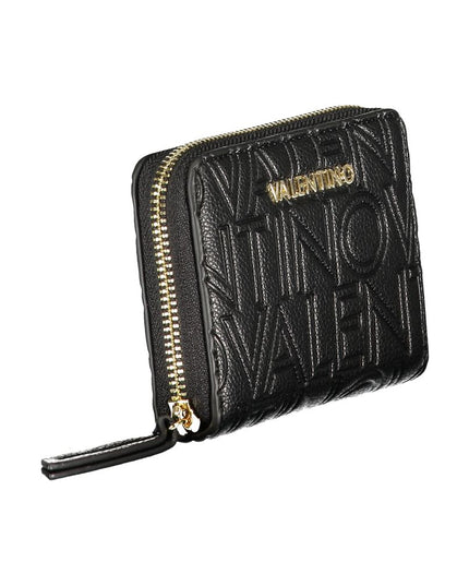Mario Valentino Black Polyurethane Women Wallet
