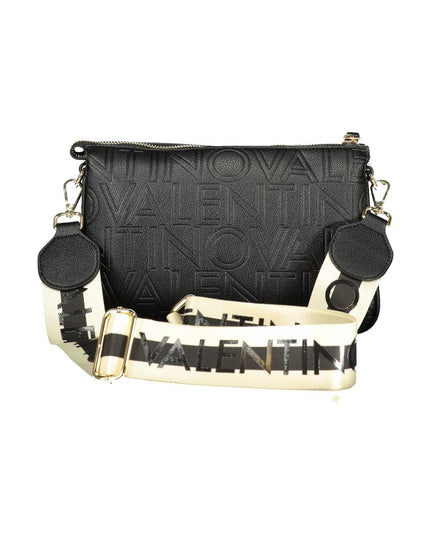 Mario Valentino Black Polyurethane Women's Shoulder Bag