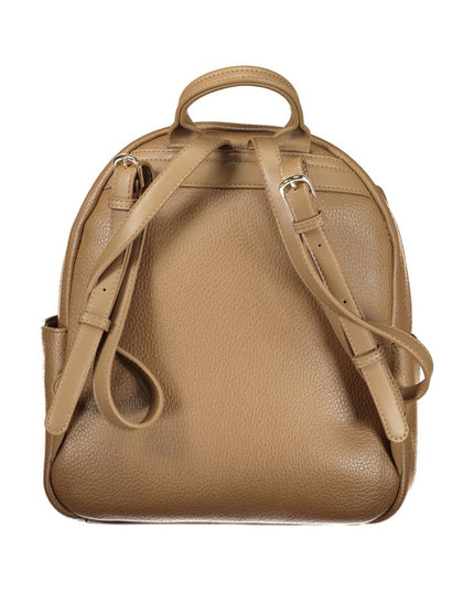 Mario Valentino Brown Polyethylene Backpack