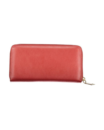 Mario Valentino Red Polyethylene Wallet