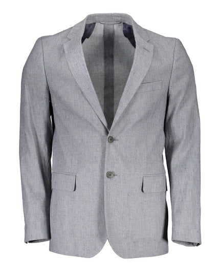 Gant Gray Cotton Blazer