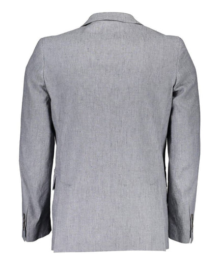 Gant Gray Cotton Blazer