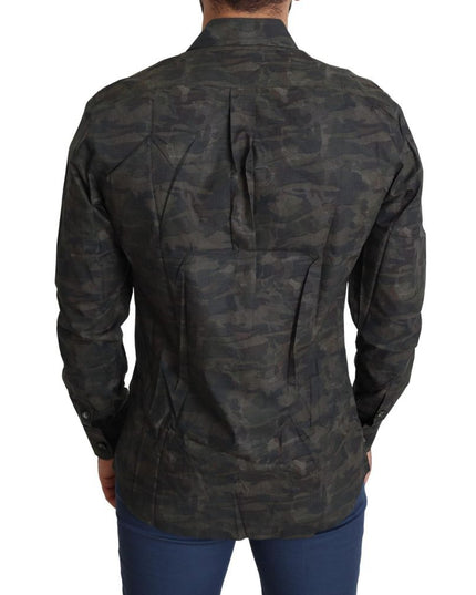 Dolce & Gabbana Multicolor Cotton Pattern Shirt