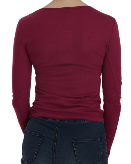 Exte Crystal Embellished Long Sleeve Casual Top